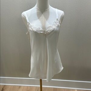 Flora Nikrooz White Lace Camisole